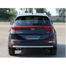 Задняя защита AK002 (нерж) для Kia Sportage 2015-2021 гг
