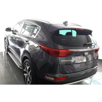 Бокові пороги Maydos V2 (2 шт., алюміній -2025 нерж) для Kia Sportage 2015-2021 рр