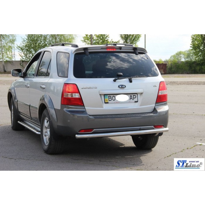 Задняя дуга AK002 (нерж.) для Kia Sorento 2002-2009 гг