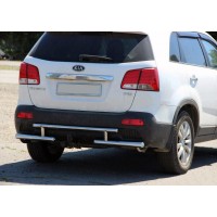 Задня дуга AK002-2 (нерж.) для Kia Sorento XM 2009-2014 рр