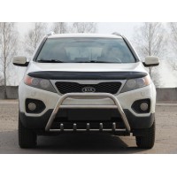 Кенгурятник WT003 (нерж.) для Kia Sorento XM 2009-2014 гг