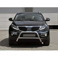 Кенгурятник WT006 (нерж.) для Kia Sportage 2010-2015 гг