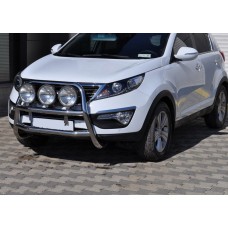 Кенгурятник WT018 (нерж.) для Kia Sportage 2010-2015 рр