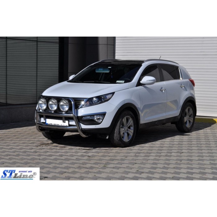 Кенгурятник WT018 (нерж.) для Kia Sportage 2010-2015 рр