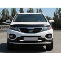 Передняя защита ST008 (2010-2013, нерж.) для Kia Sorento XM