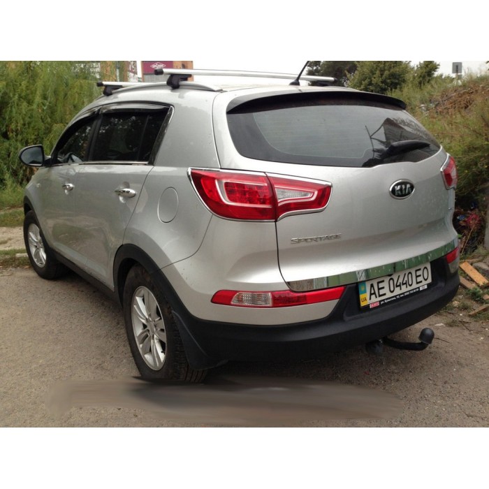 Кромка багажника (нерж.) OmsaLine - Італійська нержавійка для Kia Sportage 2010-2015 рр