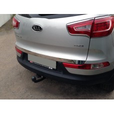 Кромка багажника (нерж.) OmsaLine - Італійська нержавійка для Kia Sportage 2010-2015 рр