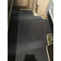 Коврики 2-ряд для ориг. Груз-пасс. (EVA, черные) для Volkswagen Crafter 2006-2016 гг