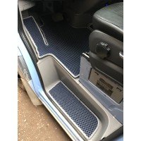 Килимки на пороги (3 шт, EVA, чорні) для Volkswagen Crafter 2006-2016 рр