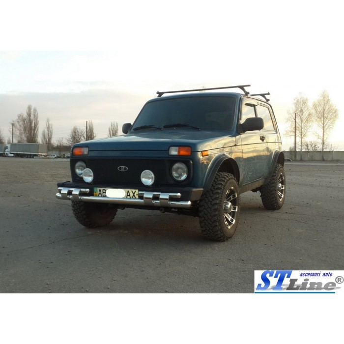 Передня дуга ST015 (нерж.) для Lada Niva та Urban