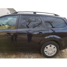 Алюмінієві рейлінги (Caravan, Чорні) для Ford Focus II 2005-2008 рр