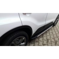 Бокові пороги Duru (2 шт., Алюміній) для Suzuki Vitara 2015- рр