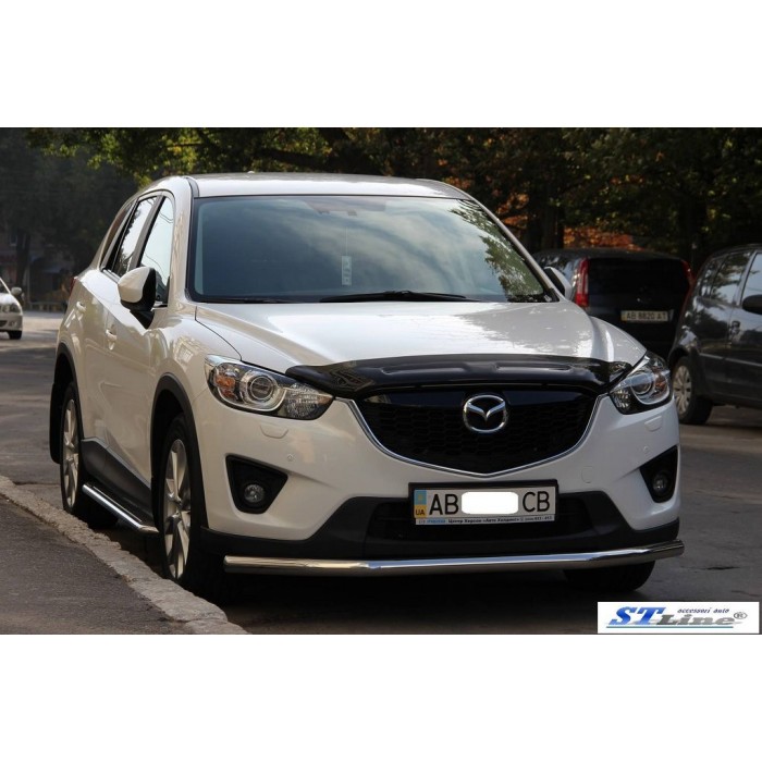 Передній захист ST008 (нерж) для Mazda CX-3 2015- рр