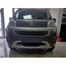 Передня губа LED (2014-2025 під фарбування) для Fiat Fiorino/Qubo