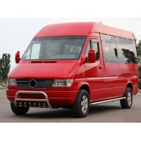Кенгурятник WT008 (нерж.) для Mercedes Sprinter W901/902/903/904/905 1995-2006 рр