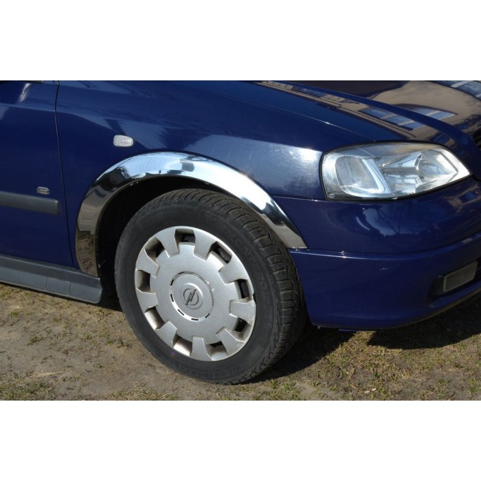 Накладки на арки (4 шт, нерж) для Opel Astra G classic 1998-2012 рр