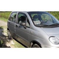 Накладки на арки (4 шт, черные) для Daewoo Matiz 1998-2008 гг