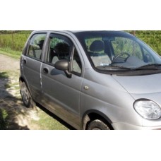 Накладки на арки (4 шт, чорні) для Daewoo Matiz 1998-2008 рр