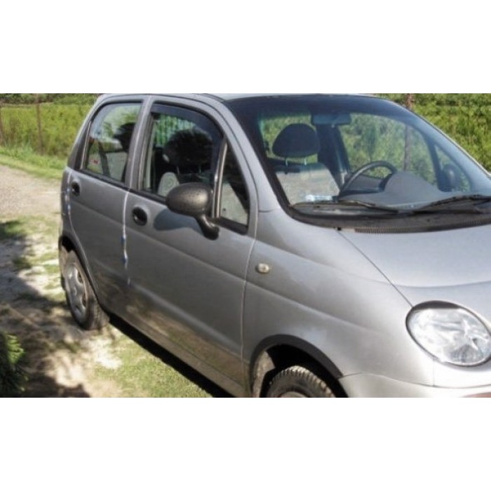 Накладки на арки (4 шт, чорні) для Daewoo Matiz 1998-2008 рр