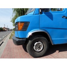 Накладки на арки (4 шт, нерж) для Mercedes T1 (207-410)