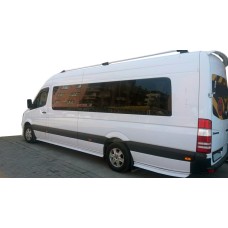 Бокові пороги Спорт (під фарбування) Довга база (L3) для Mercedes Sprinter W906 2006-2018 рр