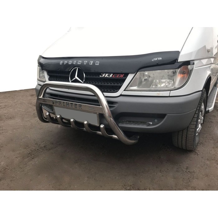 Кенгурятник WT003 (нерж.) для Mercedes Sprinter W901/902/903/904/905 1995-2006 рр