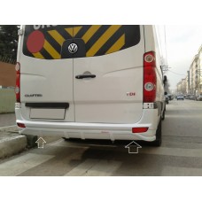 Накладка на задній бампер V1 (під фарбування) для Mercedes Sprinter W906 2006-2018 рр