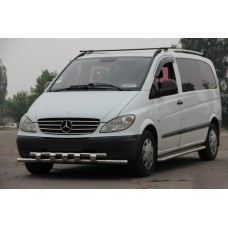 Нижня Губа Shark ST015 (нерж) для Mercedes Viano 2004-2014 рр