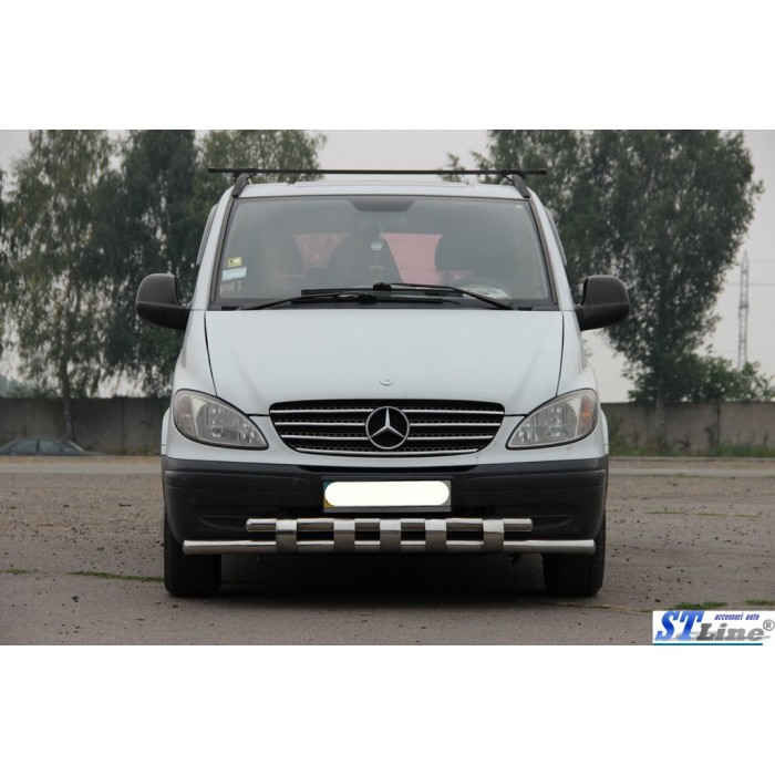 Нижня Губа Shark ST015 (нерж) для Mercedes Viano 2004-2014 рр