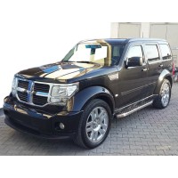 Бокові пороги BlackLine (2 шт., алюміній) для Dodge Nitro 2007- рр
