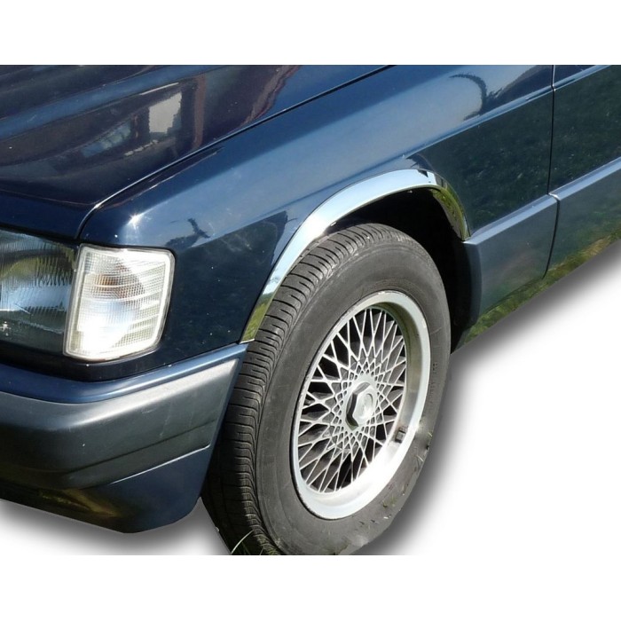 Накладки на арки 1988-1993 (4 шт, нерж) для Mercedes W201 (190)