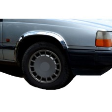 Накладки на арки (4 шт, нерж) для Volvo 940/960 1990-1997 рр