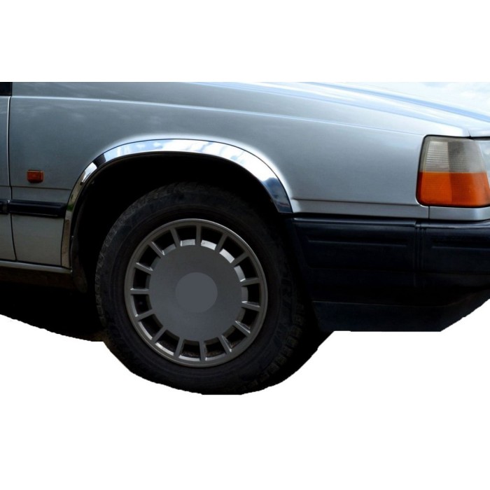 Накладки на арки (4 шт, нерж) для Volvo 940/960 1990-1997 рр