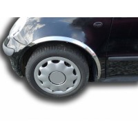 Накладки на арки (4 шт, нерж) для Mercedes A-сlass W168 1997-2004 гг