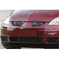 Накладки на решетку радиатора (24 шт, нерж) для Mitsubishi Colt 2004-2012 гг
