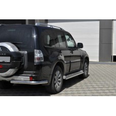 Задняя дуга AK003 (нерж.) для Mitsubishi Pajero Wagon IV