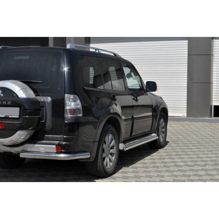 Задняя дуга AK003 (нерж.) для Mitsubishi Pajero Wagon IV