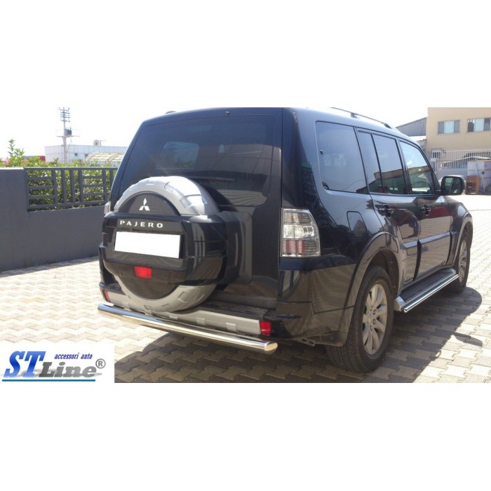 Задняя дуга AK002 (нерж.) для Mitsubishi Pajero Wagon III