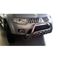 Передній захист WT002 (нерж.) для Mitsubishi Pajero Sport 2008-2015 рр