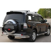 Задняя дуга AK003 Двойной (нерж.) для Mitsubishi Pajero Wagon IV