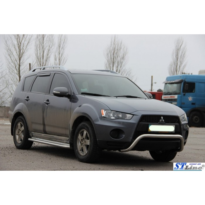 Кенгурятник WT007 (нерж.) для Mitsubishi Outlander 2006-2012рр