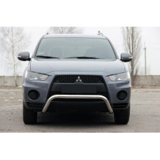 Кенгурятник WT007 (нерж.) для Mitsubishi Outlander 2006-2012рр