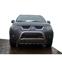 Кенгурятник WT002 (нерж.) для Mitsubishi Outlander 2006-2012 гг
