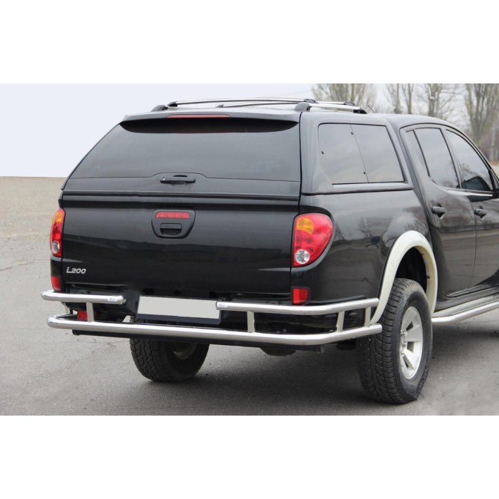 Задній захист AK0022 (нерж) для Mitsubishi L200 2006-2015 рр