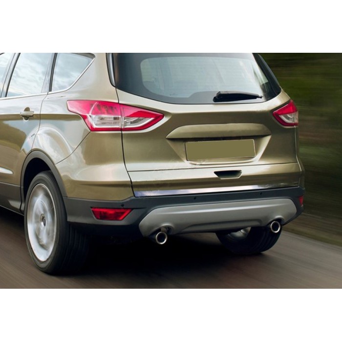 Кромка багажника (нерж.) OmsaLine - Італійська нержавійка для Ford Kuga/Escape 2013-2019 рр