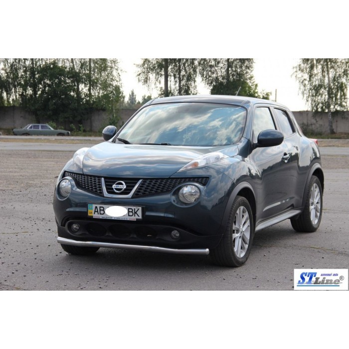 Передній захист ST008-2 (нерж) для Nissan Juke 2010-2019 рр