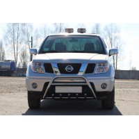 Кенгурятник WT003 (нерж) для Nissan Pathfinder R51 2005-2014рр