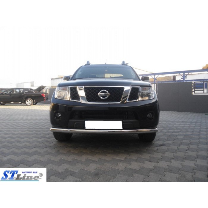 Передній захист ST008 (нерж) для Nissan Navara 2006-2015 рр