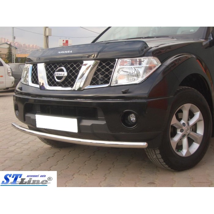 Передній захист ST008 (нерж) для Nissan Navara 2006-2015 рр