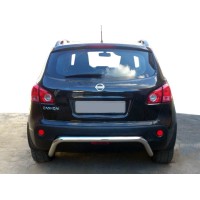 Задняя дуга AK007 (нерж.) для Nissan Qashqai 2010-2014 гг